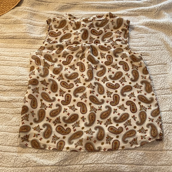 TOMMY HILFIGER PAISLEY RUFFLE TOP - Picture 5 of 9